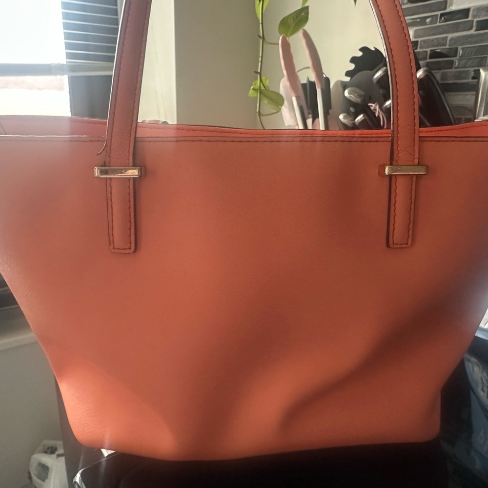 kate spade Orange Saffiano Tote - Picture 3 of 6